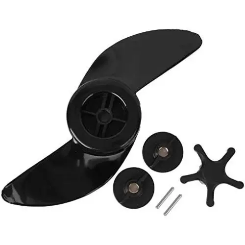 MAGT Boat Propellers, QP05014B 2 Blades Marine Motor Boat Propellers T34 Electric Propeller Blade(Black)