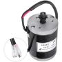Tbest Electric Bike Motor, 24V 100W High Speed Small Brush DC Motor Electric Scooter Motor Set E Bike Accessory MY6812