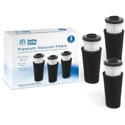 Fette Filter - Pre Motor Odor Trapping Filter & Inlet Filter Set Compatible with Dirt Devil Endura. (F112. Pack of 3)
