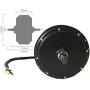Programmable TFT Color Display Ebike 72V QS V3 5000W Rear Wheel Electric Bicycle Motor Kit 72V 5000W Electric Bike Conversion Kit