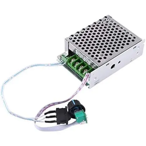 Dc Motor Speed Controller DC 10-50V 40A PWM Motor Speed Controller Switch, Bidirectional DC Motor Speed Controller, Motor Controller with Adjustable Potentiometer