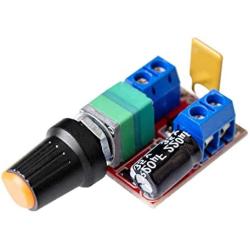 PULABO Practical Design and Durable5A Mini DC Motor Speed Variable Voltage Regulator Dimmer 3V-35V Switch Speed LED Dimmer Governor Switching Build