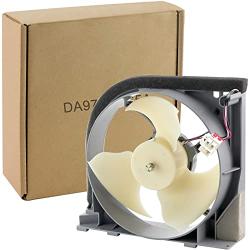 DA97-15765A DA97-15765C Refrigerator Condenser Fan Motor Assembly Compatible with sam.Sung Refrigerators Replaces DA97-12842A, DA31-00340A, DA97-12842D, AP5965200, PS11718224, EAP11718224