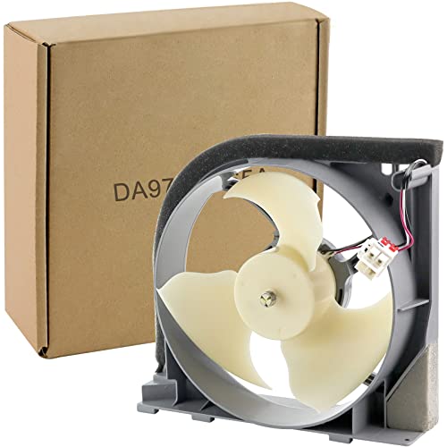 DA97-15765A DA97-15765C Refrigerator Condenser Fan Motor Assembly Compatible with sam.Sung Refrigerators Replaces DA97-12842A, DA31-00340A, DA97-12842D, AP5965200, PS11718224, EAP11718224