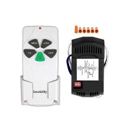 Smekitlly Universal Ceiling Fan Remote Control Kit with Light Dimmer for Hampton Bay, Hunter, Harbor Breeze, Westinghouse, FAN28R FAN-53T 2AAZPFAN-53T KUJCE9103 FAN-11T K- 53T UC7030T