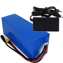 WOGQX Battery Pack 36V 15Ah Electric Bike Lithium Ion Battery Pack Waterproof with BMS and Charger Electric Bike Electric Scooter Battery for 250W 350W 500W Motor