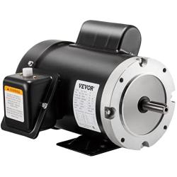 Mophorn 1 Hp Electric Motor 1725RPM 56C Frame Single Phase Industry AC Motor 11.2-5.6A 115V 230V Air Compressor Motor