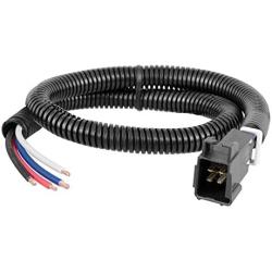 CURT 51515 Quick Plug Universal Electric Trailer Brake Controller Wiring Harness