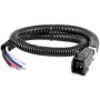 CURT 51515 Quick Plug Universal Electric Trailer Brake Controller Wiring Harness