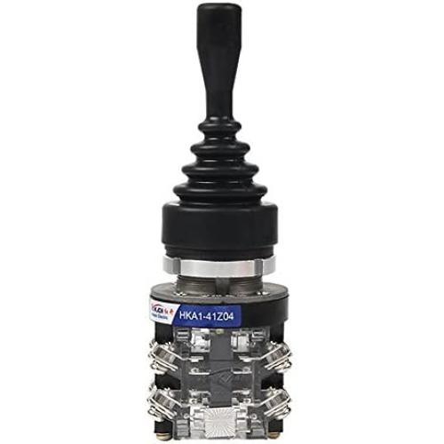 BestTong AC 380V 15A Cross Switch 4 Position 4 Contacts Momentary Normal Open NO Joy Stick Joystick Switch Monolever Controllers