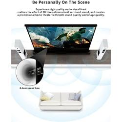 VIVIDSTORM-4K Movie Projector Screen S 100 Inch Sound Transparent Perforated Floor Rising White Fabric 4k HD Ready Home/Movie Theatre Work with Normal Throw Projector, VSDSTPW100H