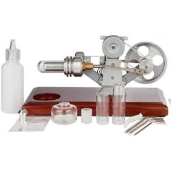 Sunnytech Hot Air Stirling Engine Mini Hot Air Motor Model Educational Kits FD01-HA001