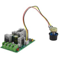 DC Motor Controller Assembly 12V 24V 36V 48V High Power Drive Module Adjustable Speed PWM Electronic Governor Controller Regulation Switch 20A Ultra small LED dimmer