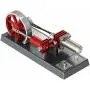 TAOLEI hot air Stirling Engine Motor Model electromagnetic Engine Model Pneumatic Engine steam Engine Model Educational Toy kit red, Yellow and Blue (H1)
