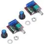 Teyleten Robot DC-DC 4.5V-35V 5A 90W PWM Motor Speed Controller Module DC 3V 6V 12V 24V 35V Adjustable Speed Controller For Controller Small LED Dimmer (2PCS)