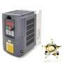 Huanyang VFD,Single to 3 Phase,Variable Frequency Drive,3kW 4HP 220V Input AC 13A for Motor Speed Control,HY Series