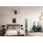 Hunter Hartland Low Profile Indoor Ceiling Fan with LED Lights and Pull Chain, 44