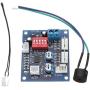 HiLetgo DC 12V 5A PWM PC CPU Fan Temperature Control Speed Controller Board Speed Controller Temperature Probe Buzzle