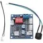 HiLetgo DC 12V 5A PWM PC CPU Fan Temperature Control Speed Controller Board Speed Controller Temperature Probe Buzzle