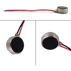 Magic&Shell 6PCS DC 3V 85mA 12000 RPM Flat Mini Vibrating Vibration Motor Coin Motor for Mobile Phone 10x2.7mm