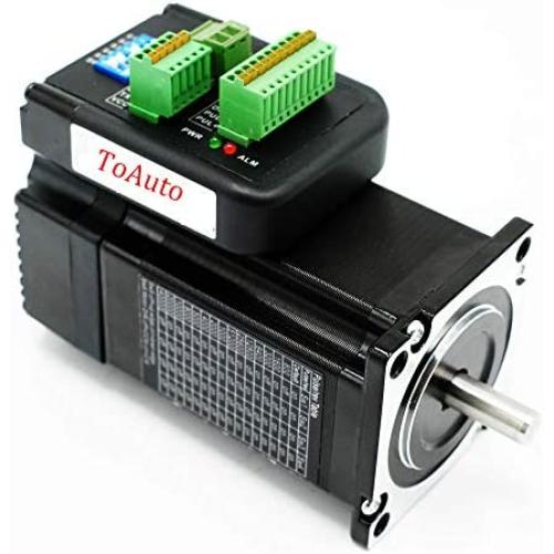 TOAUTO Integrated Closed-Loop Nema23 Stepper Motor with Driver IHSS57-36-20 2Nm 36V Position Encoder for Lazer 3D Printer CNC Control