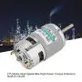775 DC Motor, High Power Torque Extension Shaft DC Motor 12v/ 24v(24V 20000 RPM)