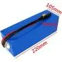 Jieoto 36V 18AH E-Bike Battery Electric Bike Lithium Battery Pack with Charger for Electric Bike Scooter Moped Go-Kart Tricycle Golf Cart 500W 350W 250W 200W Motor