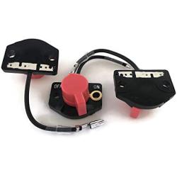 ITACO 3pcs x StopSwitch Stop Switch ON Off for Robin Subaru EX13 EX17 EX21 EX27 EX30 Wire 066-00003 066-00004 Motor Lawnmower Trimmer Engine