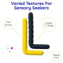 Fun and Function CheweLs (Set of 2) - Easy to Hold Sensory Chew - Sensory Fidget and Oral Motor Therapy Tool for Kids with Special Needs - for Ages 4+