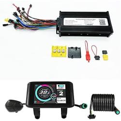 CONHIS MOTOR Ebike 36V 48V 52V 1000W-1500W 35A 3-Mode Sine Wave Motor and Speed Controller with Colorful LCD Display Electric Bicycle Brushless Controller