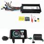 CONHIS MOTOR Ebike 36V 48V 52V 1000W-1500W 35A 3-Mode Sine Wave Motor and Speed Controller with Colorful LCD Display Electric Bicycle Brushless Controller