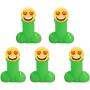Ronfin Prank Valve Stem Caps,Tire Valve Cover Stem Cover for Prank-Gag Fits for Cars, Trucks, SUVs, Auto, Bikes, Motorcycles,Trucks (5-Green)