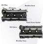 MOSTPLUS Engine Valve Covers Left 13264-AM610 + Right 13264-AM600 Compatible with 03-06 Nissan 350Z 03-06 G35 V6 3.5L (Set of 2)