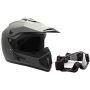 MMG Adult Motorcycle Off Road Helmet DOT - MX ATV Dirt Bike Motocross UTV - with Goggles