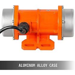 CHIXIA Concrete Vibrator Vibration Motor 100w 110v 3600 RPM Single Phase Aluminum Motor Speed Controller-100w