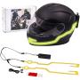 YnGia Motorcycle EL Lights 2 in 1 Style 3 Mode Flash Wire Sticky Light for Motorbike Helmet