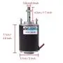 Moteur DC Permanent à Aimant Puissant 12V 30W Haute Vitesse, Engrenage à Faible Bruit 30dB pour Générateurs DIY (12V 3000RPM) Moteur DC Permanent à Aimant Puissant 12V 30W Haute Vitesse, Engrenage à Faible Bruit 30dB pour Générateurs DIY (12V 3000RPM)