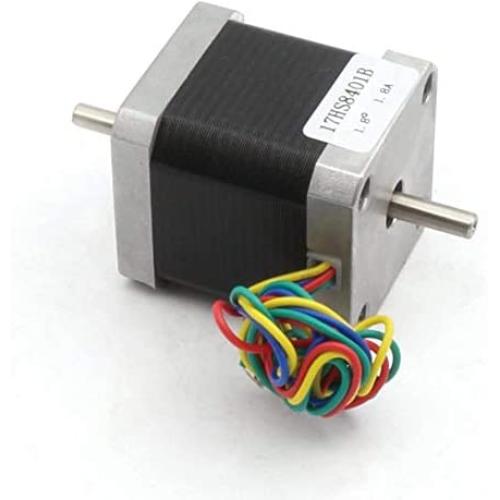 Nema17 Stepper Motor 78oz.in 48mm Length 1.8A Dual Shaft for 3D Printer/Milling/CNC Router Machine