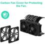 RC Motor Cooling Fans Surpass Hobby 40mm Twin Motor Fan with 5593 5692 Brushless Motor Heatsink for 1/5 1/6 RC Car 55mm 56mm Brushless Motor Update Parts