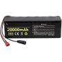 Jieoto 48V 20AH Ebike Battery Waterproof PVC Lithium-ion Battery Pack High Capacity Lithium Battery for 1000W 700W 500W 350W 250W Motor with BMS Protection and Charger