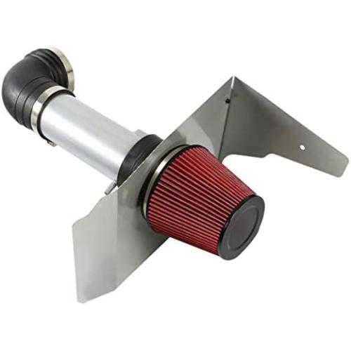 DNAMotoring AIP-2-HS-CAMARO10V8-SLSL Air Intake System and Heat Shield