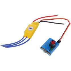 Davitu Motor Controller - DC12V 30A High-Power Brushless Motor Speed Controller DC 3-phase Regulator PWM