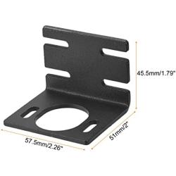 MECCANIXITY Motor Bracket Motor Mounting Holder 45.5x57.5x51mm Black for 3420 Motor