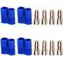 Heyiarbeit 4 Sets EC3 Connector 3.5mm Gold Bullet Banana Plug Male for RC ESC Lipo Battery Electric Motor DIY