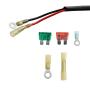 Dual Electric Cooling Fan Wiring Install Kit 185 Degree On 165 Off Engine Fan Thermostat Temperature Switch 40/50 AMP Relay Kit