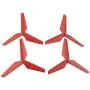 Upgraded Spare Parts Motor Main Blade Propellers Three-Blade Propellers for Syma X5SW X5HW X55 RC Mini Quadcopter Toy (Red)