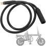Keen so E-Bike Motor Extension Cable,9 Pin Waterproof Wheel Motor Extension Cable for Electric Bike Female to Male Wire E-Bike Accessory