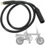 Keen so E-Bike Motor Extension Cable,9 Pin Waterproof Wheel Motor Extension Cable for Electric Bike Female to Male Wire E-Bike Accessory