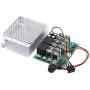 PWM DC Motor Speed Controller, DC10-55V/40A Max 60A Stepless DC Motor Speed Controller with Forward-Brake-Reverse Switch Adjustable Potentiometer and LED Display,Continuous Current 40A