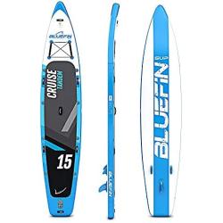 Bluefin Cruise SUP Package | Stand Up Inflatable Paddle Board | 6” Thick | Fibreglass Paddle | Kayak Conversion Kit | All Accessories | 5 Year Warranty | Multiple Sizes: Kids, 10’8, 12’, 15’